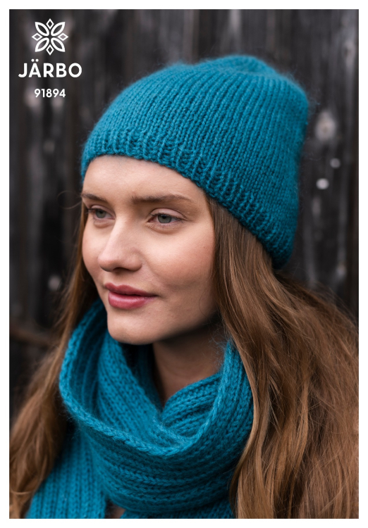 Hermine - slätstickad mössa