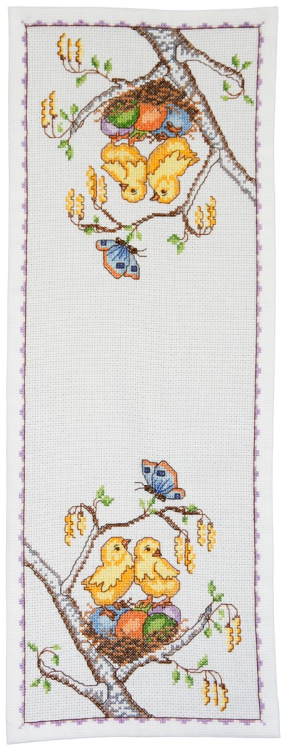 Kycklingar och fjäril - löpare | Eddna SE