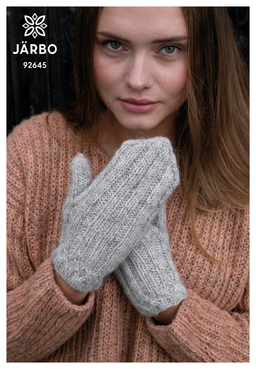 Mönster - Folklig ribbstickade vantar - Dam | Eddna SE