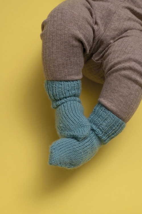 Enkla babysockor 