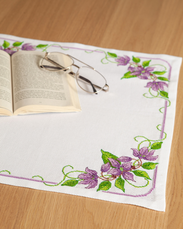 Klättrande klematis - duk