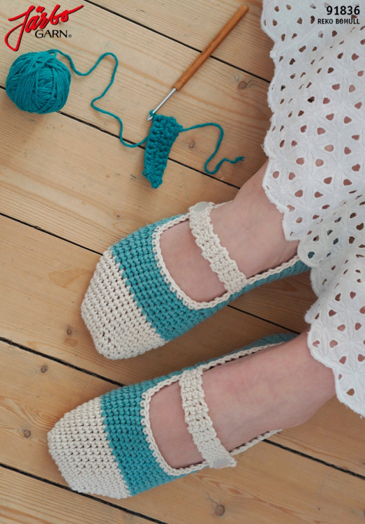 Virkade sommartofflor