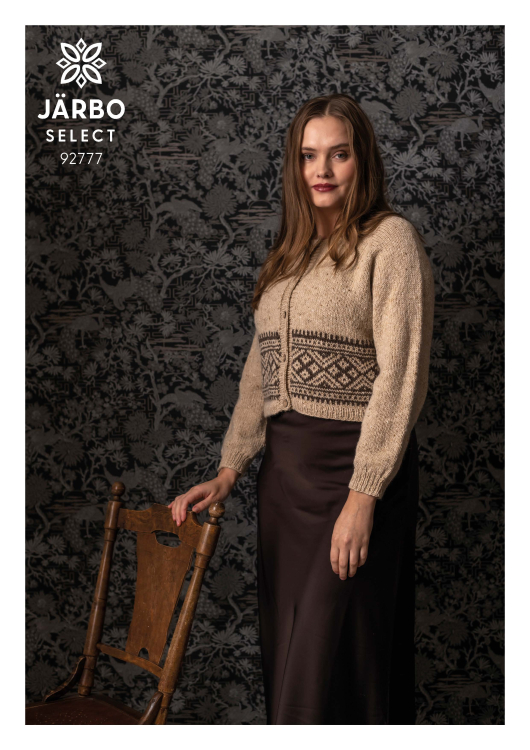 Mönster - Skogsstig mönsterstickad kofta - Dam | Eddna SE