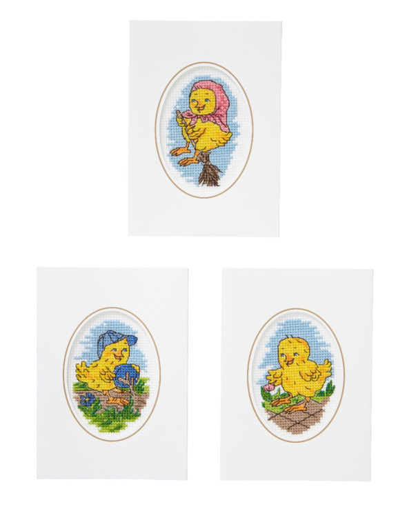 Kort Söta kycklingar 3-pack | Eddna SE