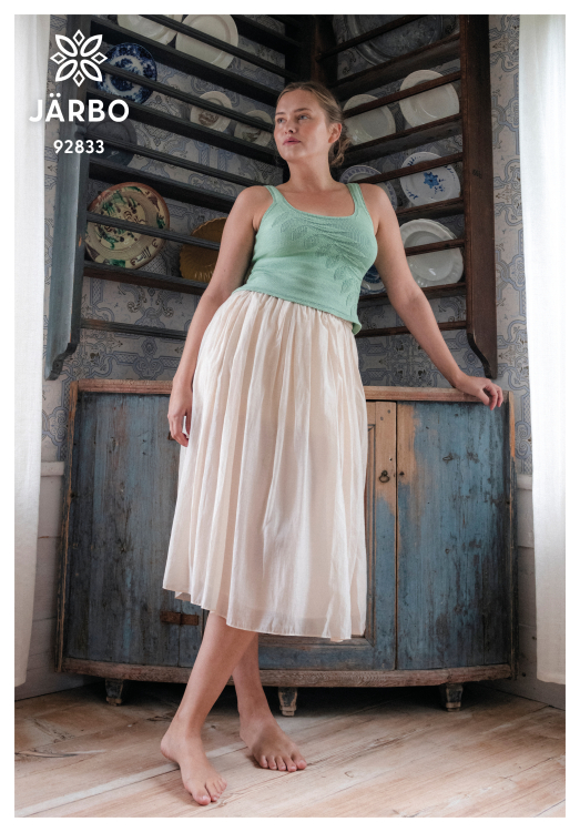 Mönster - Ranka stickat linne med reliefmönster - Dam | Eddna SE