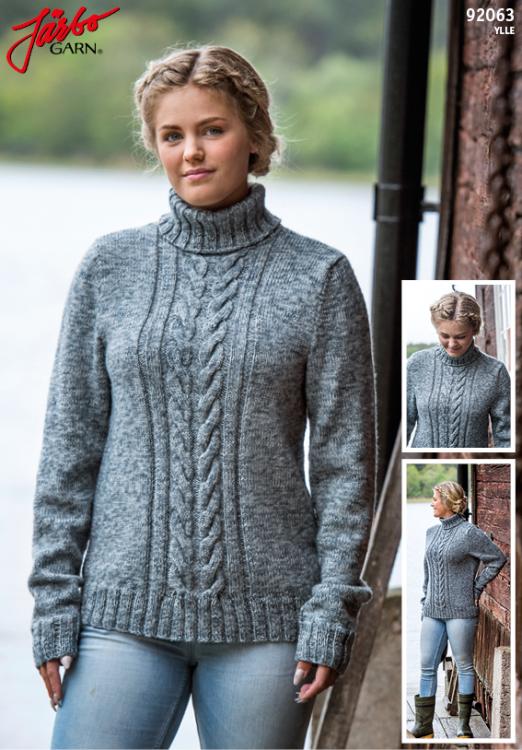 Carol – damtröja med flätor