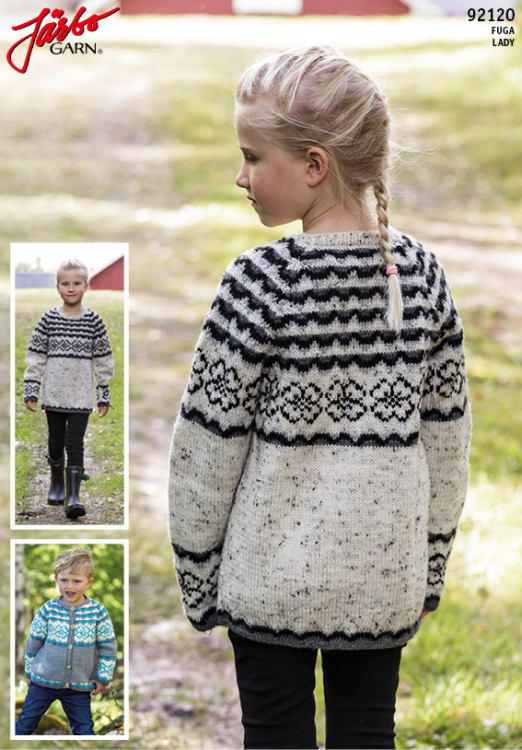 Floras fina - tröja och kofta till barn