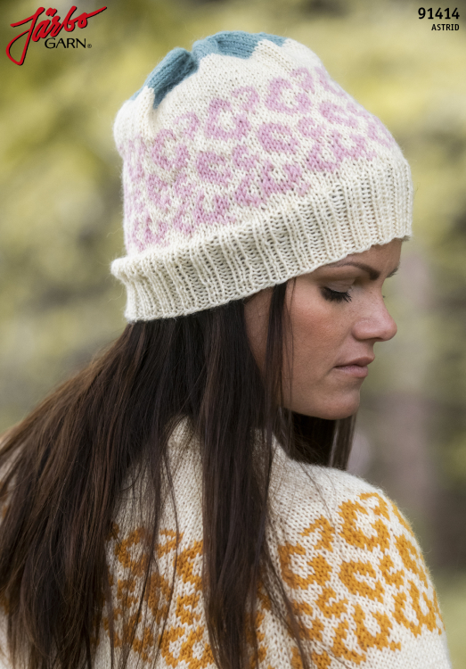 Leo - mössa med leopardmönster till stora och små