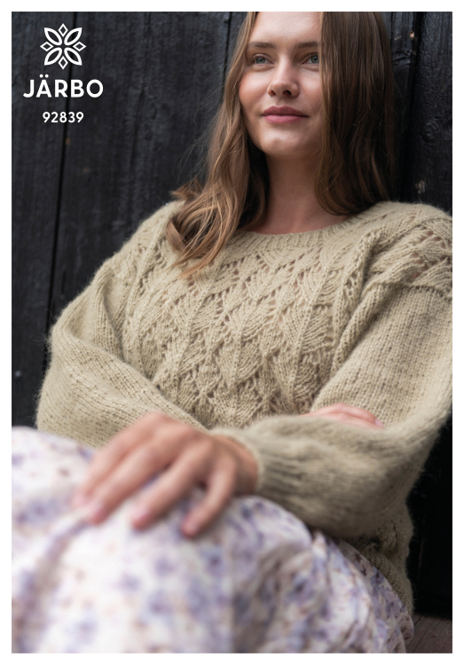 Mönster - Vila – stickad tröja med hålmönster - Dam | Eddna SE