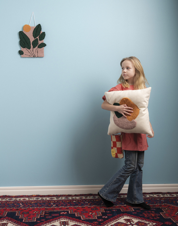 Dolores kuddfodral - punch needle