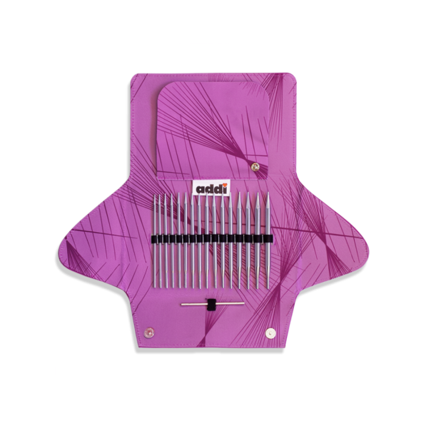 addiClick Lace - Set med ändstickor (8 par, 13 cm) 760-2