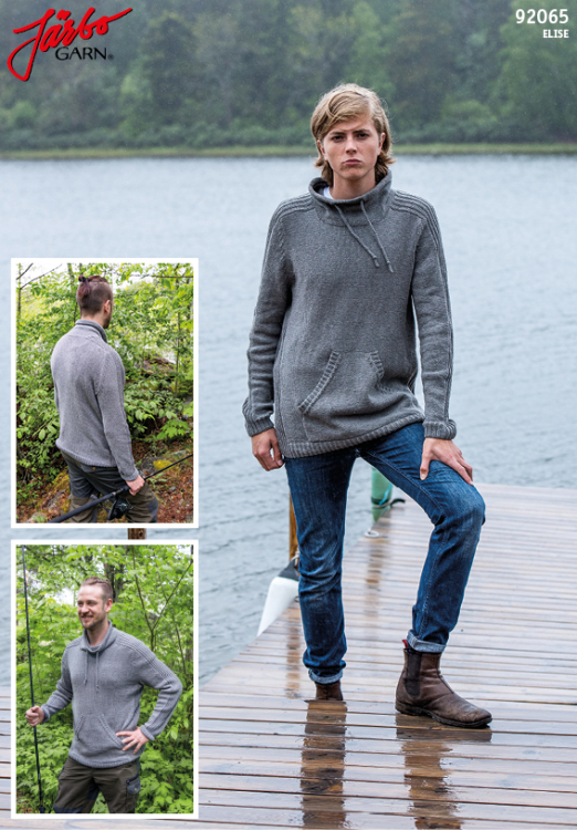 Kängurutröja – herrtröja med ficka