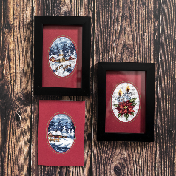 Julefröjd - 3 tavlor / kort | Eddna SE