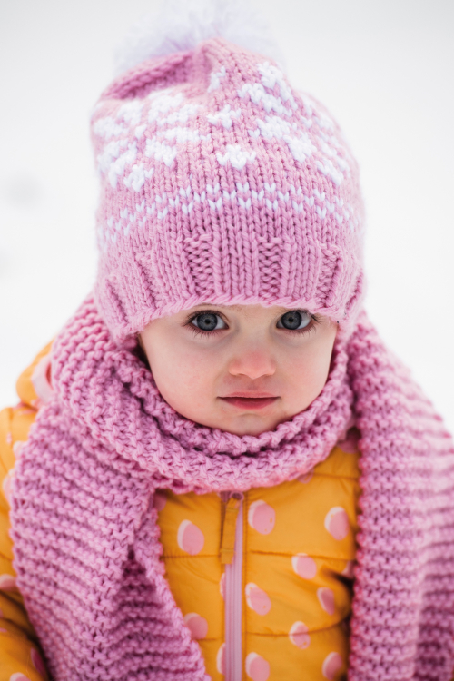 Ice – mössa och halsduk till barn