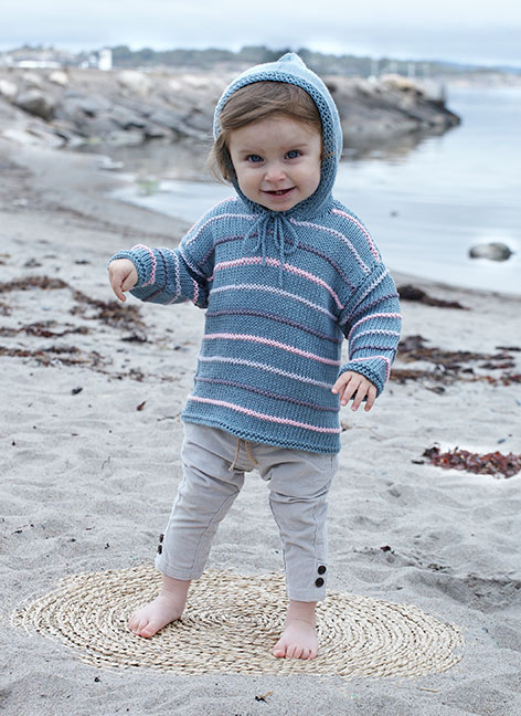 Baby- och barntröja med huva