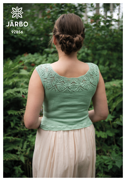 Mönster - Humle - stickat linne med hålmönster - Dam | Eddna SE