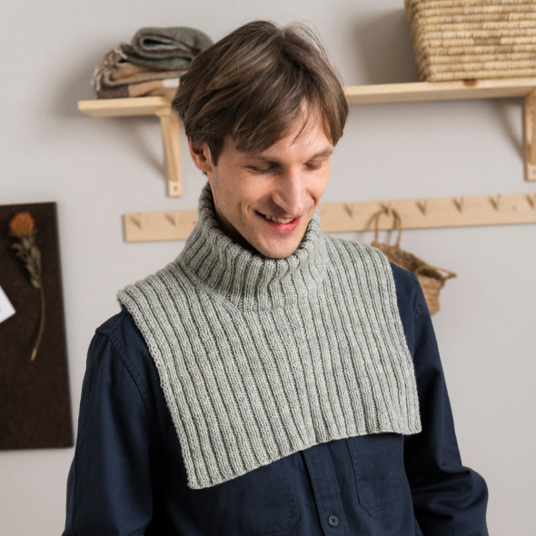 Mönster - Leeds stickad fuskpolo - Dam - Herr | Eddna SE