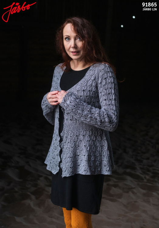 Märta - spetsstickad damkofta