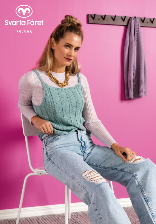 Mönster - Bavaro ribbstickat linne - Dam | Eddna SE