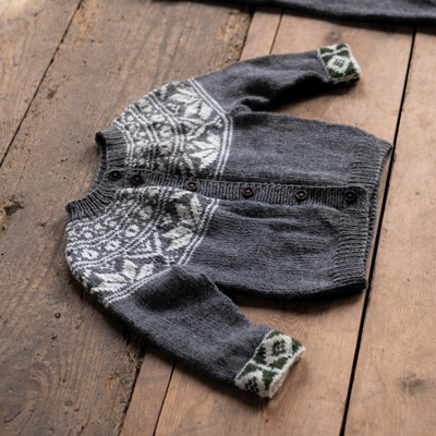 Mönster - Malm stickad kofta - Barn | Eddna SE