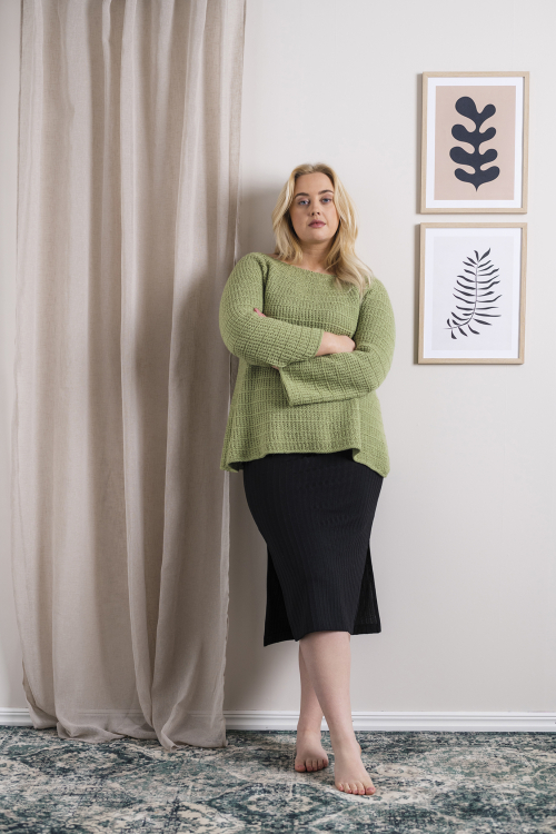 Sasso – strukturstickad tröja