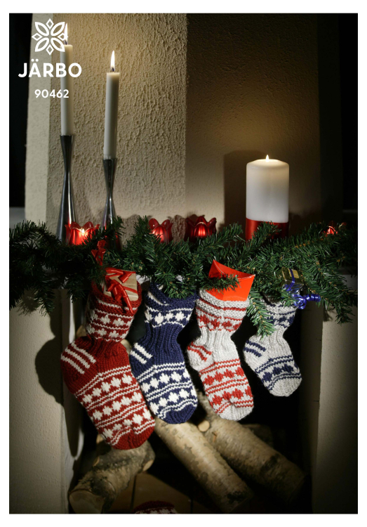 Mönstrade vantar och julsockor