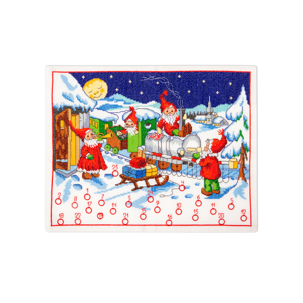 Tomtar och tåg - julkalender | Eddna SE