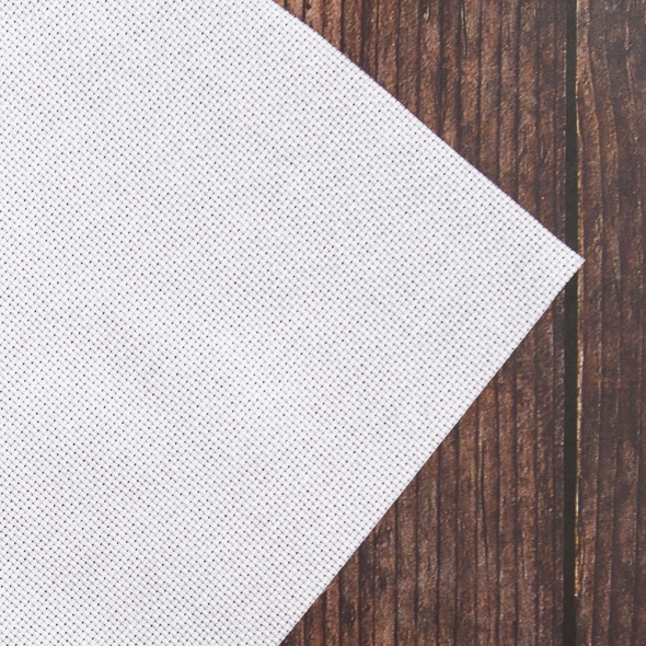 Broderiväv Malö 7 rutor/cm 110cm Vit