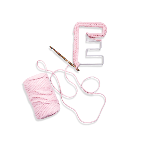 Hoooked Bokstavsramar - Makramé 