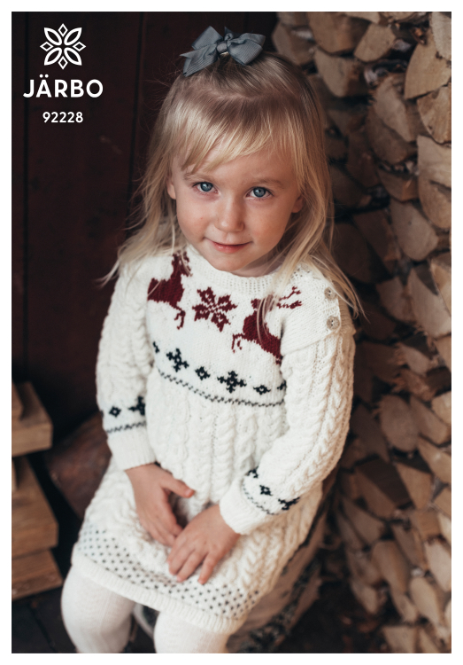 Vinter - tröja och klänning till barn