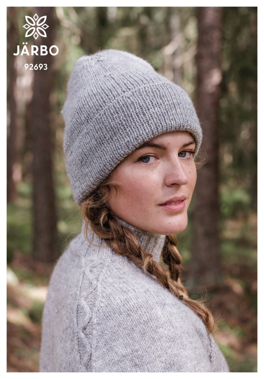 Mönster - Florarna - stickad mössa - Dam - Herr | Eddna SE