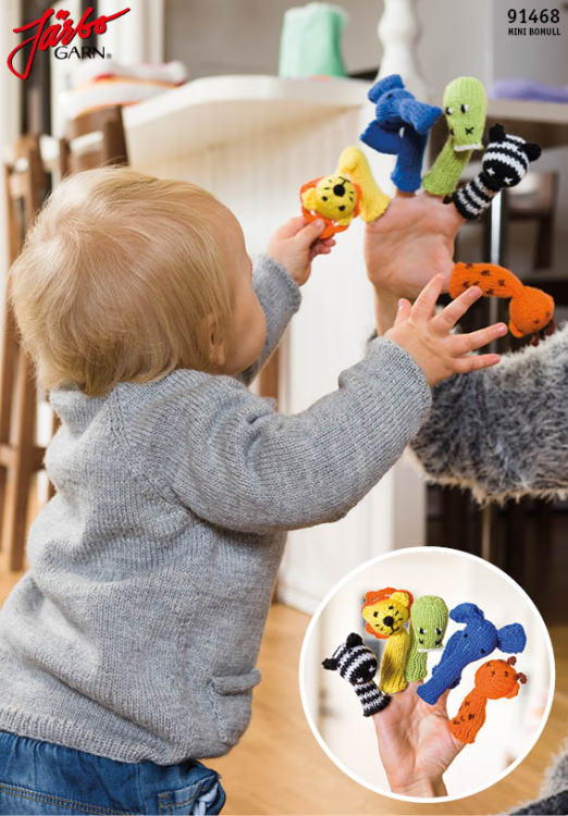 Djungel - fingerdockor