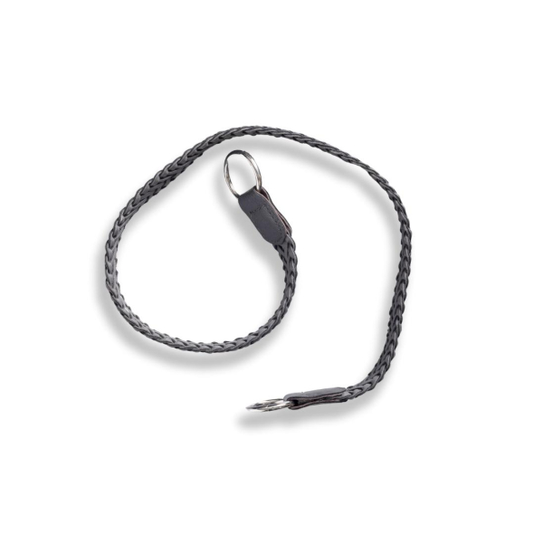 Handtag flätat - Grå 55 cm