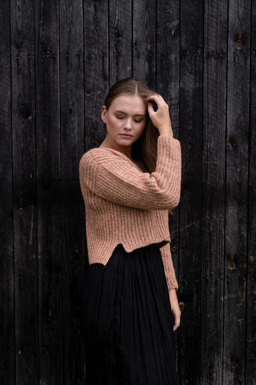 Vardag - strukturstickad tröja