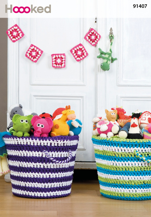 Virkad förvaringskorg