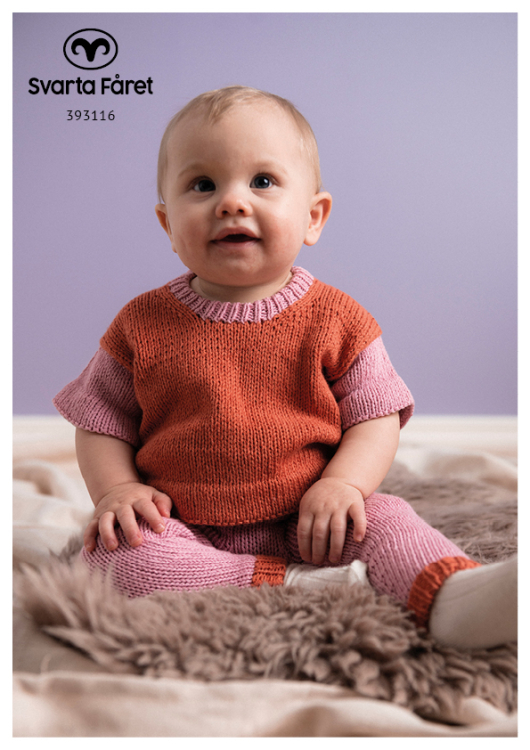 Mönster - Rapallo stickad T-shirt till baby | Eddna SE