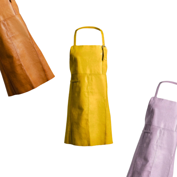 East - Förkläde i läder