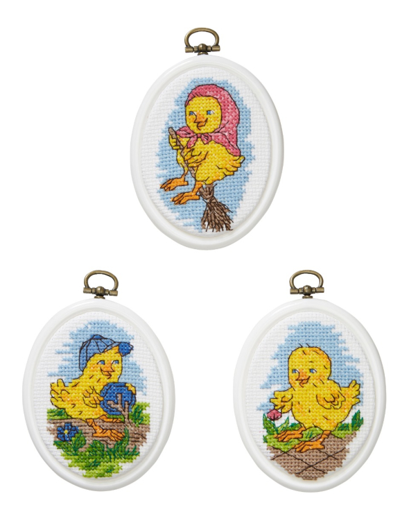 Söta kycklingar - 3 pack flexitavlor | Eddna SE