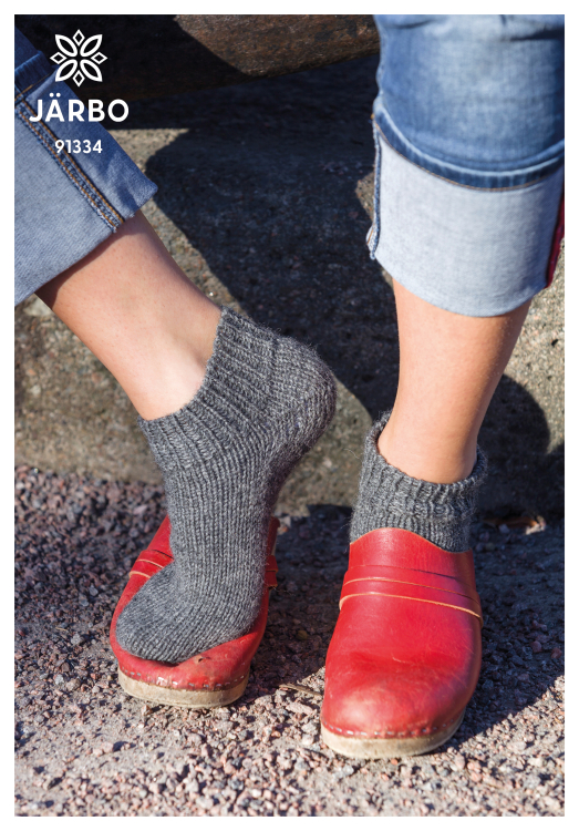 Olika sockor med bumeranghäl