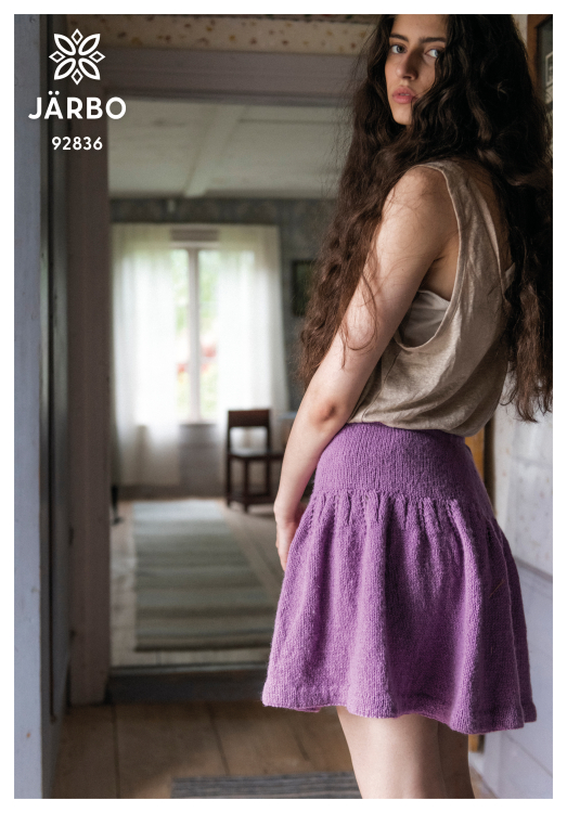 Mönster - Fest - stickad kjol - Dam | Eddna SE