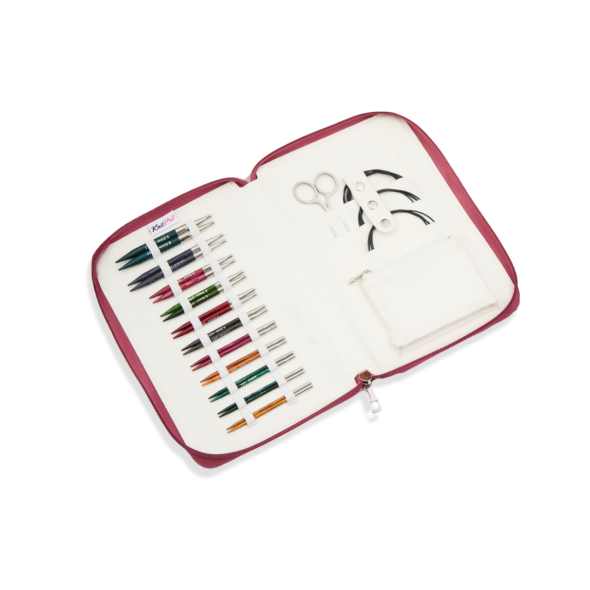 KnitPro Dreamz Regal - Set med ändstickor (11 par, 10 cm)