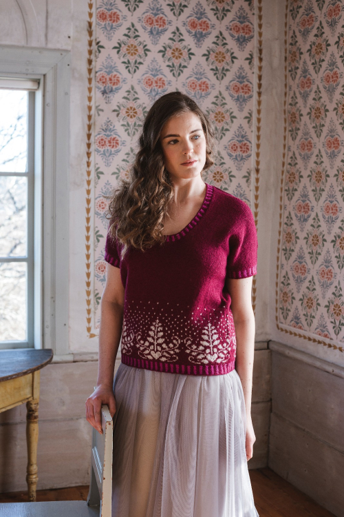 Ann-Katrin - topp med kort holkärm