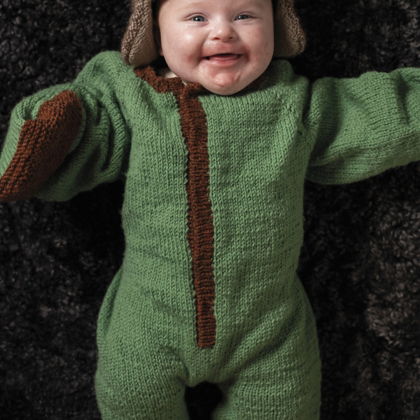 Oakwood Overalls - stickad barnoverall