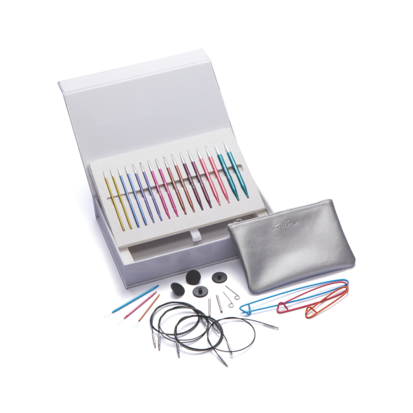 KnitPro Zing Melodies of Life - Set med ändstickor (8 par, 13 cm)