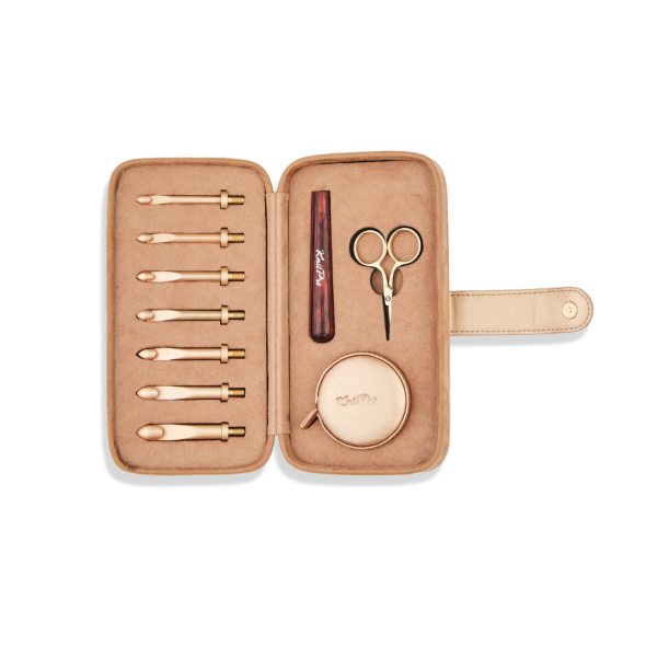 KnitPro Oasis Chunky - Set med utbytbara virknålar (7 st)