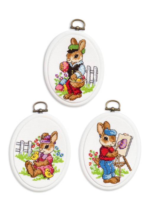 Påskharar - 3 pack flexitavlor | Eddna SE