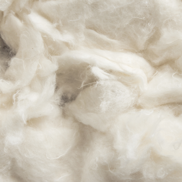 100% återvunnen bomullsstoppning - Pearl 250 g