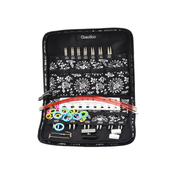 ChiaoGoo TWIST Complete - Set med ändstickor (13 par, 10 cm)