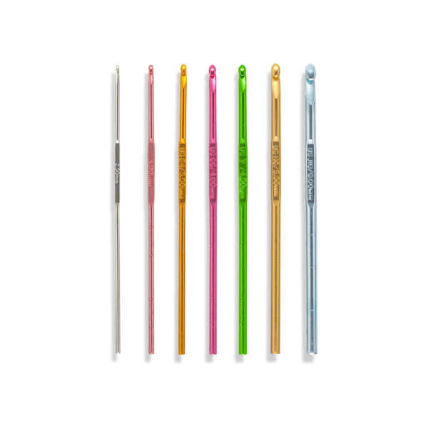 Pony Colour - Set med virknålar (6 st)