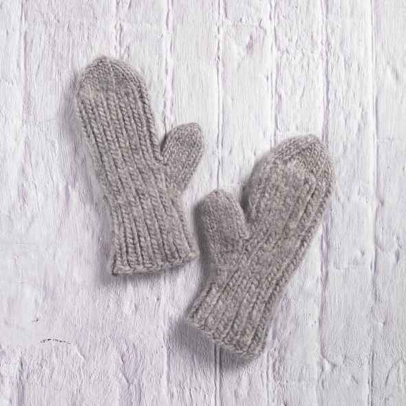 Pajala - resårstickade lovikkavantar